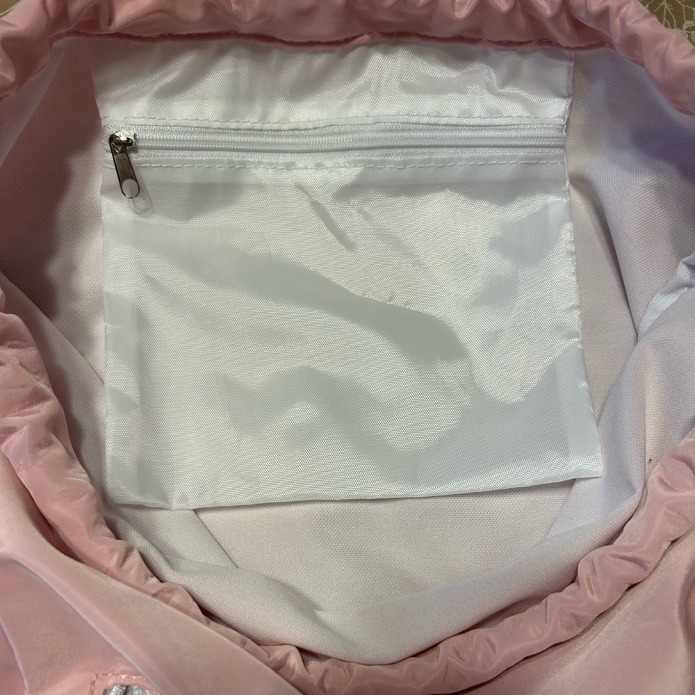 WANDF Drawstring Water Resistant Backpack Gym Sackpack String Bag - Picture 5 of 9
